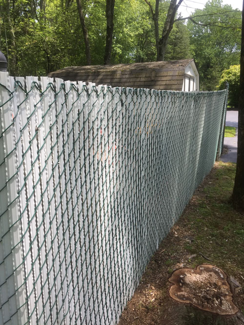 Wing Slat for Chain Link Fence Double Wall - 2 Wings 95% Privacy - Image 3