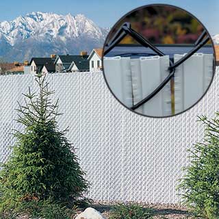 Wing Slat for Chain Link Fence Double Wall - 2 Wings 95% Privacy