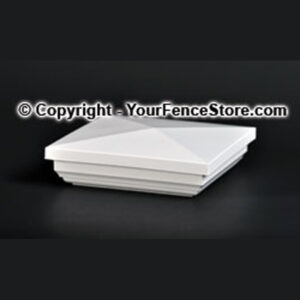 Post Caps for Vinyl Deck and Porch Posts (New England- 4")