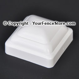 Post Caps for Vinyl Deck and Porch Posts (Beveled Picket Cap 1-1/2")