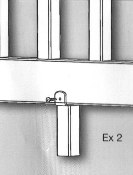 Vinyl Railing Foot Block 2 for Deck and Railing - Image 3